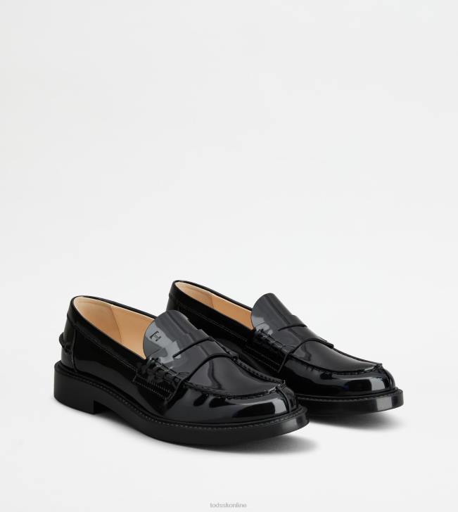 Tod\'s 8NXV20 čierna ženy mokasíny v koži
