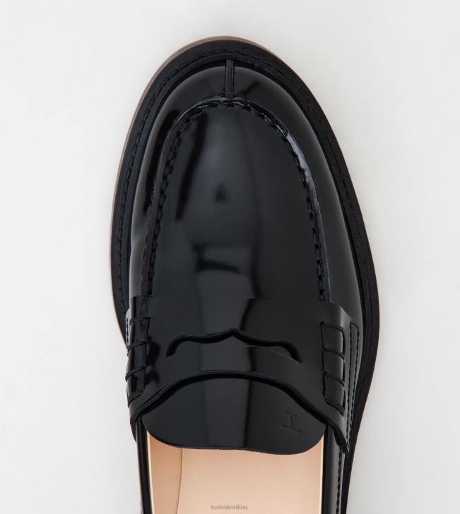 Tod\'s 8NXV20 čierna ženy mokasíny v koži