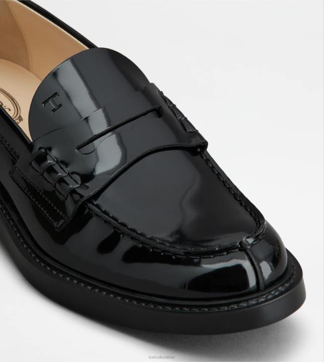 Tod\'s 8NXV20 čierna ženy mokasíny v koži
