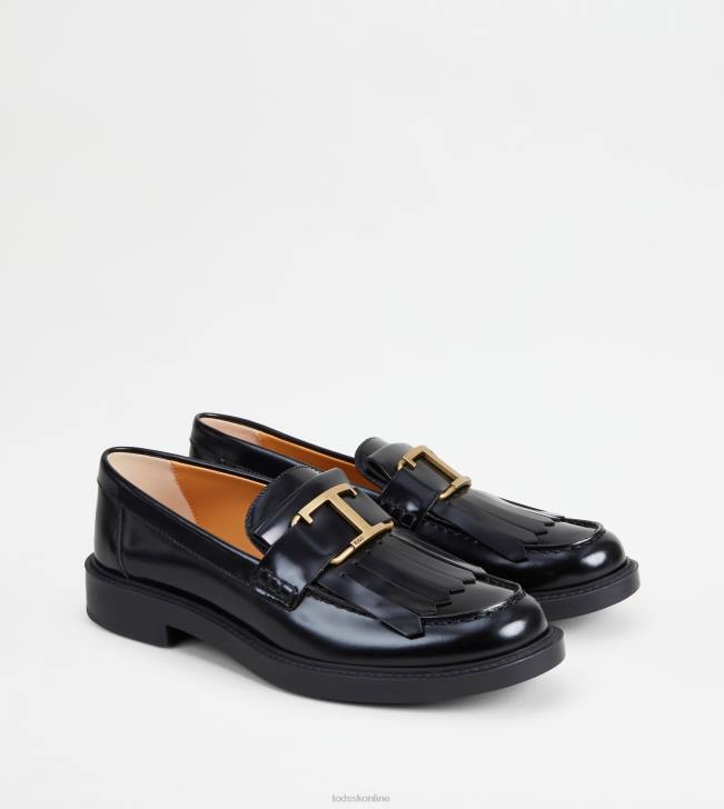 Tod\'s 8NXV22 čierna ženy t nadčasové mokasíny v koži