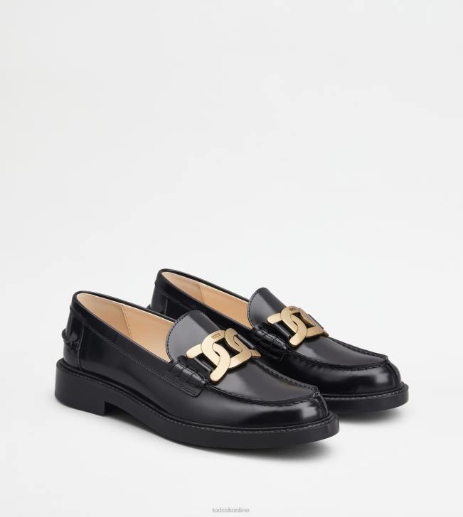 Tod\'s 8NXV23 čierna ženy mokasíny v koži