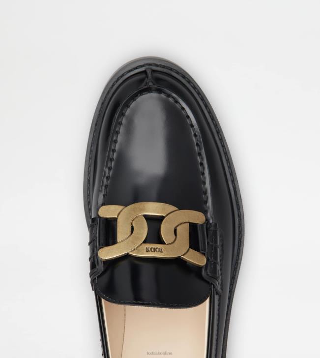 Tod\'s 8NXV23 čierna ženy mokasíny v koži