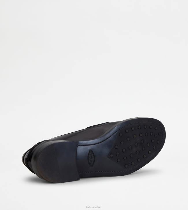 Tod\'s 8NXV25 čierna ženy mokasíny v koži
