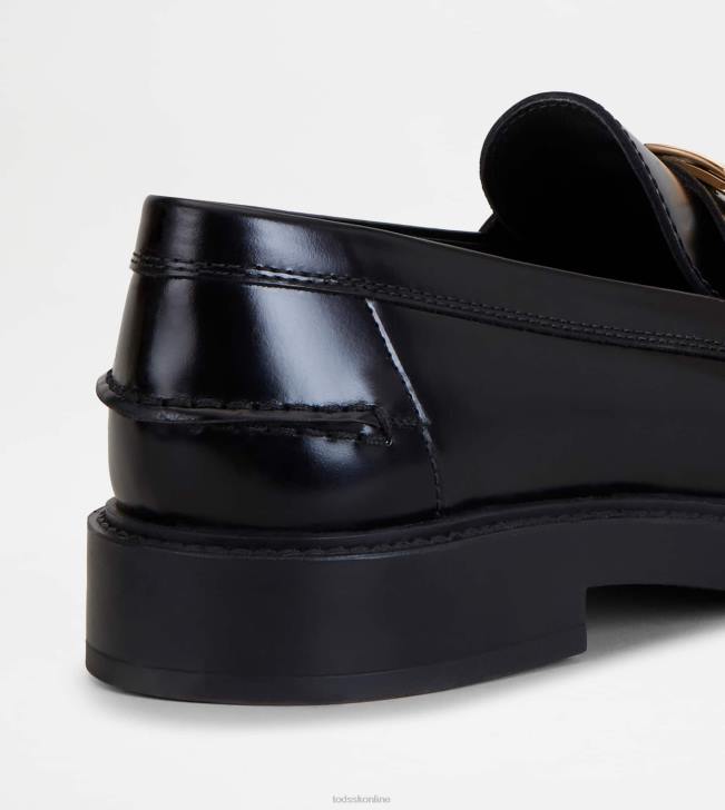 Tod\'s 8NXV25 čierna ženy mokasíny v koži