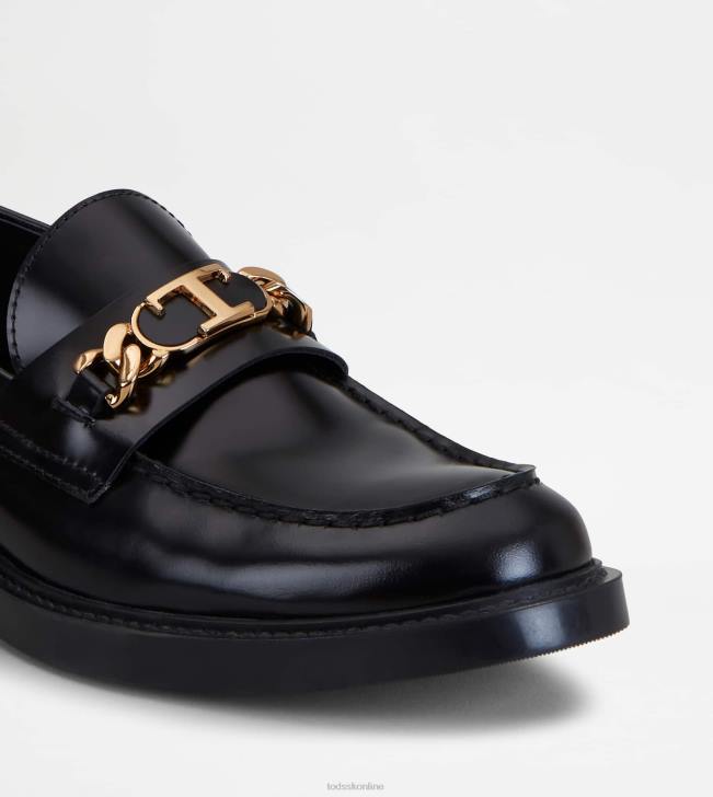 Tod\'s 8NXV25 čierna ženy mokasíny v koži