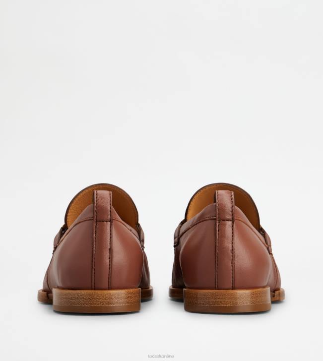 Tod\'s 8NXV27 hnedá ženy mokasíny v koži