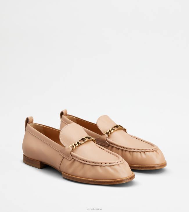Tod\'s 8NXV28 Ružová ženy mokasíny v koži