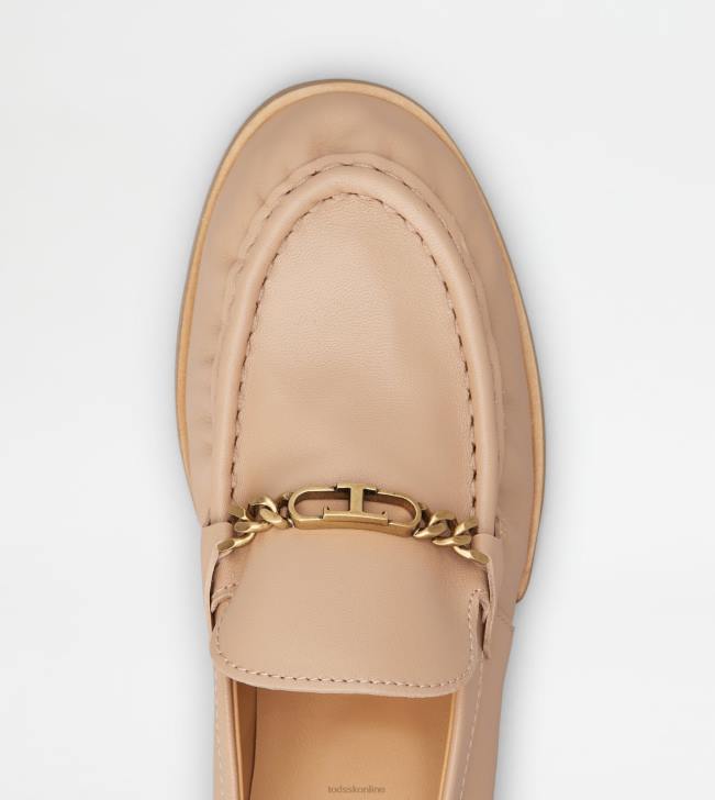Tod\'s 8NXV28 Ružová ženy mokasíny v koži