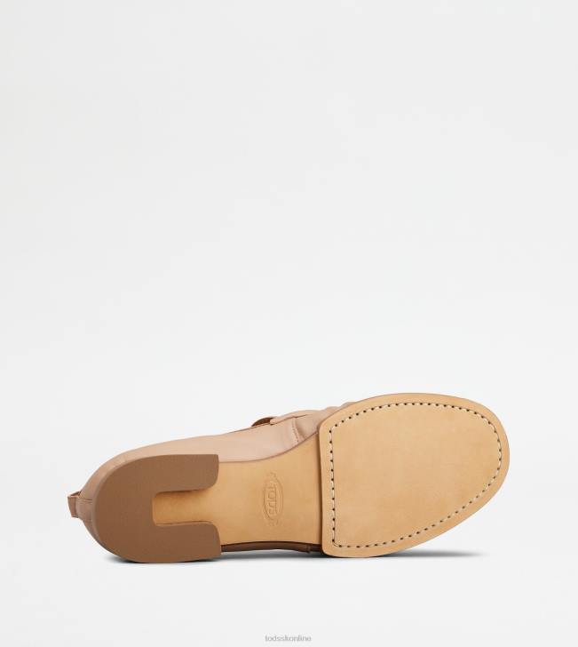 Tod\'s 8NXV28 Ružová ženy mokasíny v koži