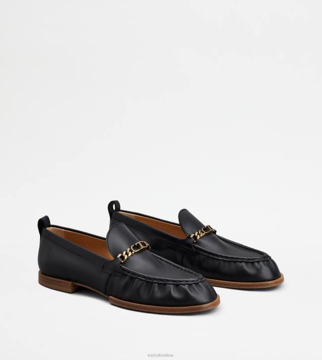 Tod\'s 8NXV30 čierna ženy mokasíny v koži