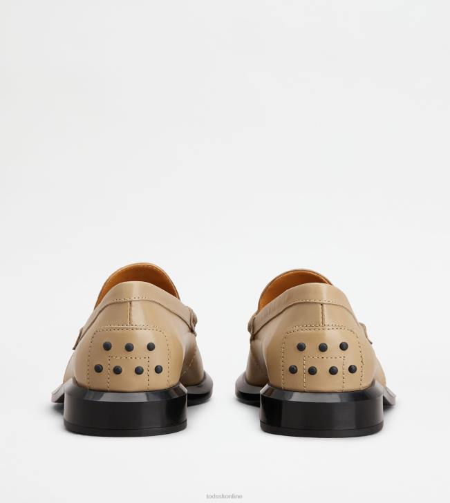 Tod\'s 8NXV37 béžová ženy mokasíny v koži