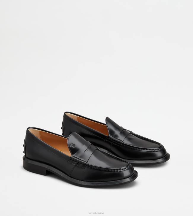 Tod\'s 8NXV38 čierna ženy mokasíny v koži