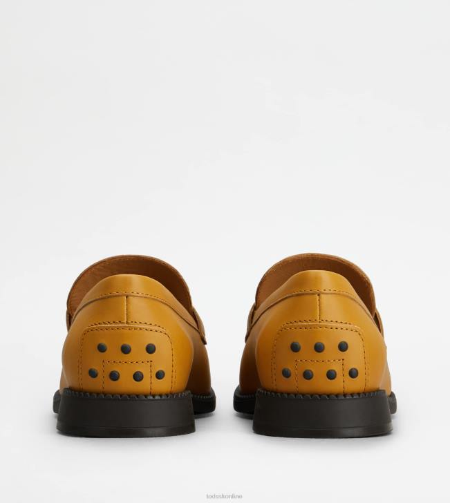 Tod\'s 8NXV44 žltá ženy kate mokasíny v koži