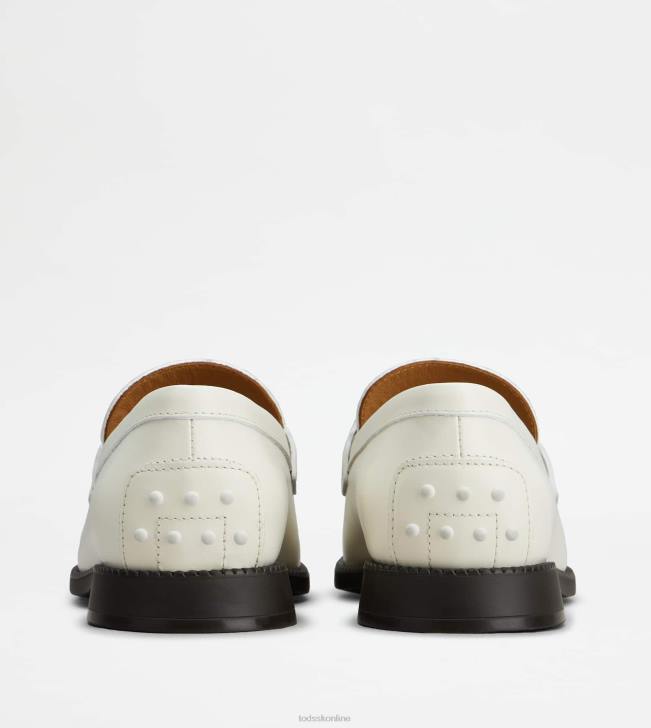 Tod\'s 8NXV45 biely ženy kate mokasíny v koži