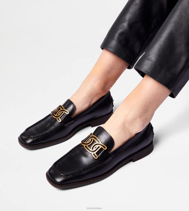 Tod\'s 8NXV46 čierna ženy kate mokasíny v koži