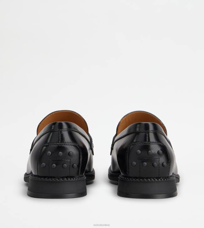 Tod\'s 8NXV47 čierna ženy mokasíny v koži