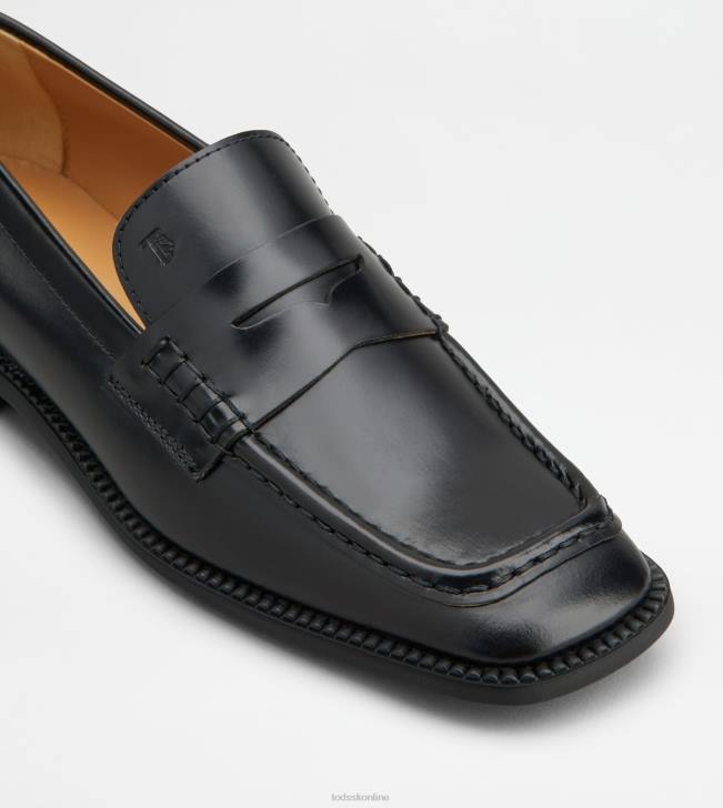 Tod\'s 8NXV47 čierna ženy mokasíny v koži