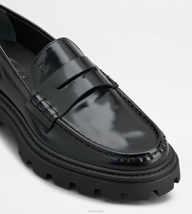 Tod\'s 8NXV4 čierna ženy mokasíny v koži