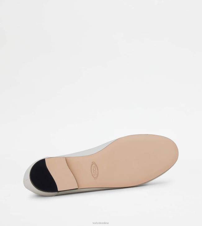 Tod\'s 8NXV52 biely ženy kate mokasíny v koži