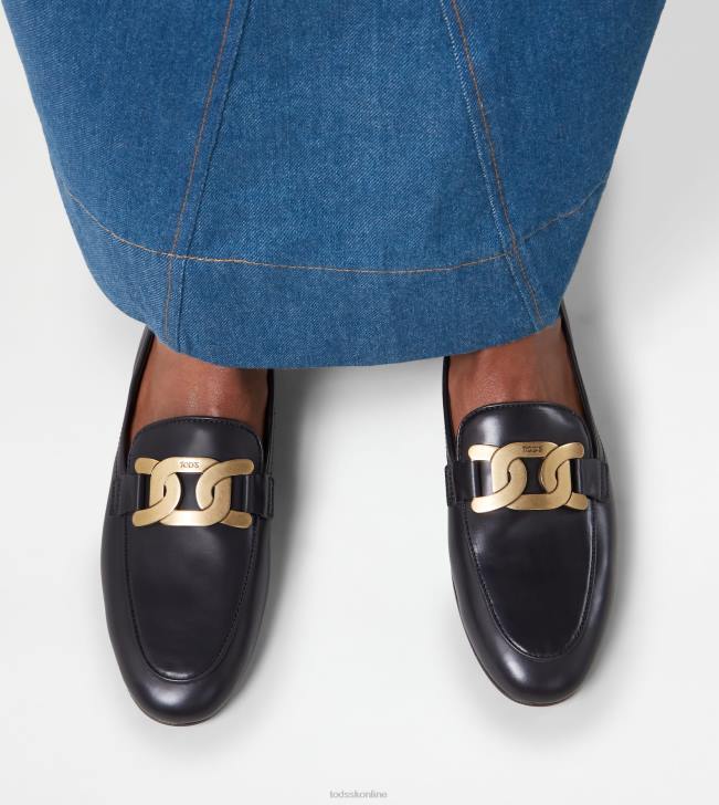 Tod\'s 8NXV55 čierna ženy kate mokasíny v koži