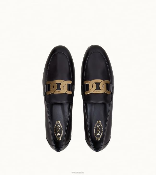 Tod\'s 8NXV55 čierna ženy kate mokasíny v koži