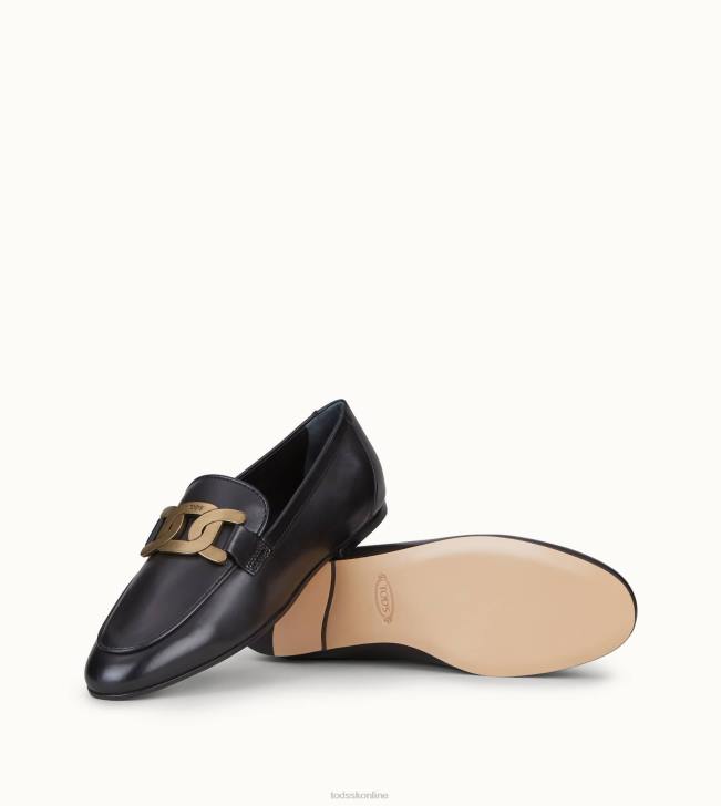 Tod\'s 8NXV55 čierna ženy kate mokasíny v koži