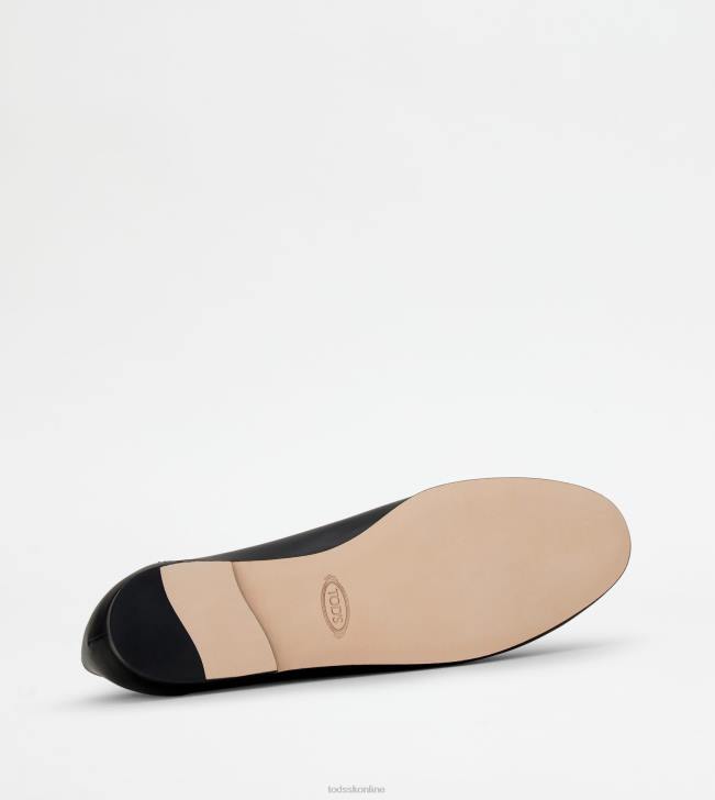 Tod\'s 8NXV55 čierna ženy kate mokasíny v koži