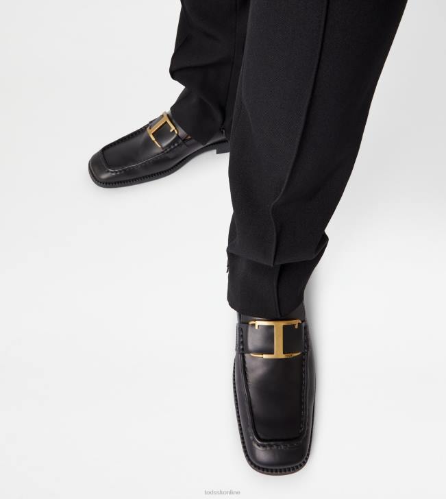Tod\'s 8NXV56 čierna ženy t nadčasové mokasíny v koži
