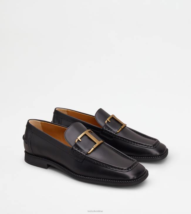 Tod\'s 8NXV56 čierna ženy t nadčasové mokasíny v koži