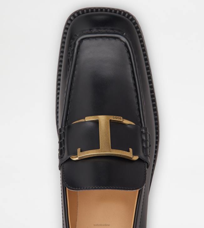 Tod\'s 8NXV56 čierna ženy t nadčasové mokasíny v koži