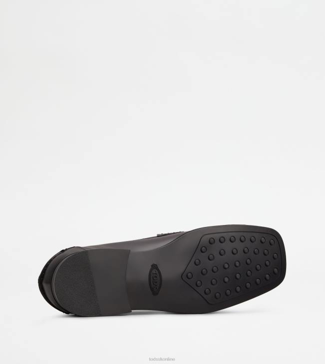Tod\'s 8NXV56 čierna ženy t nadčasové mokasíny v koži