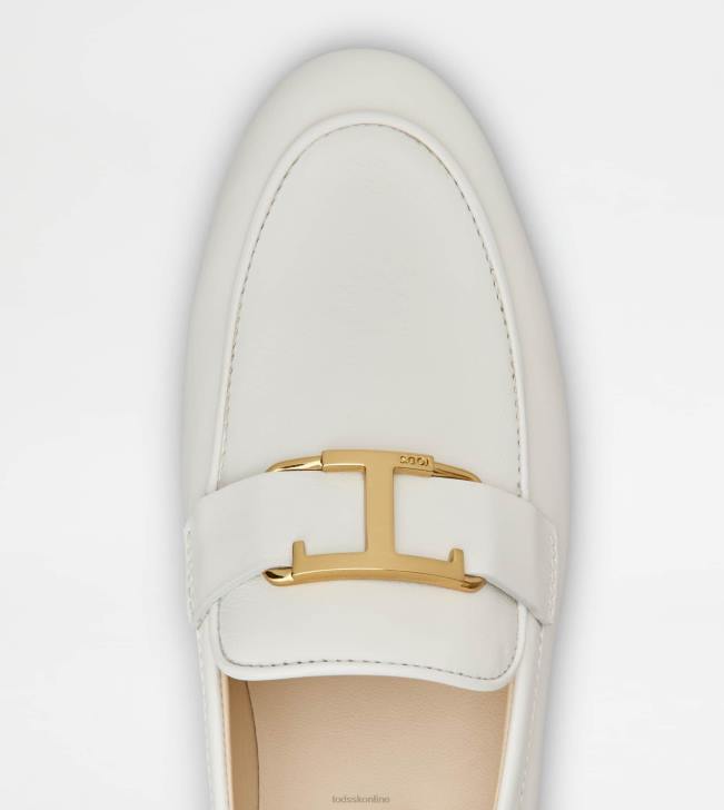 Tod\'s 8NXV59 biely ženy t nadčasové mokasíny v koži