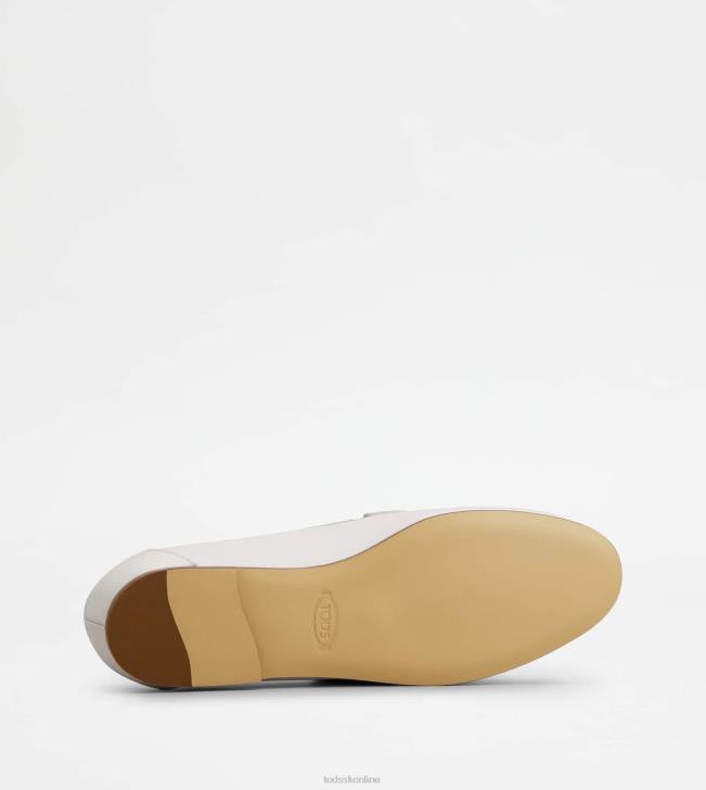 Tod\'s 8NXV59 biely ženy t nadčasové mokasíny v koži