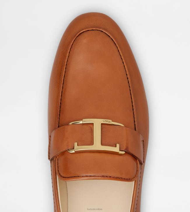 Tod\'s 8NXV5 hnedá ženy t nadčasové mokasíny v koži