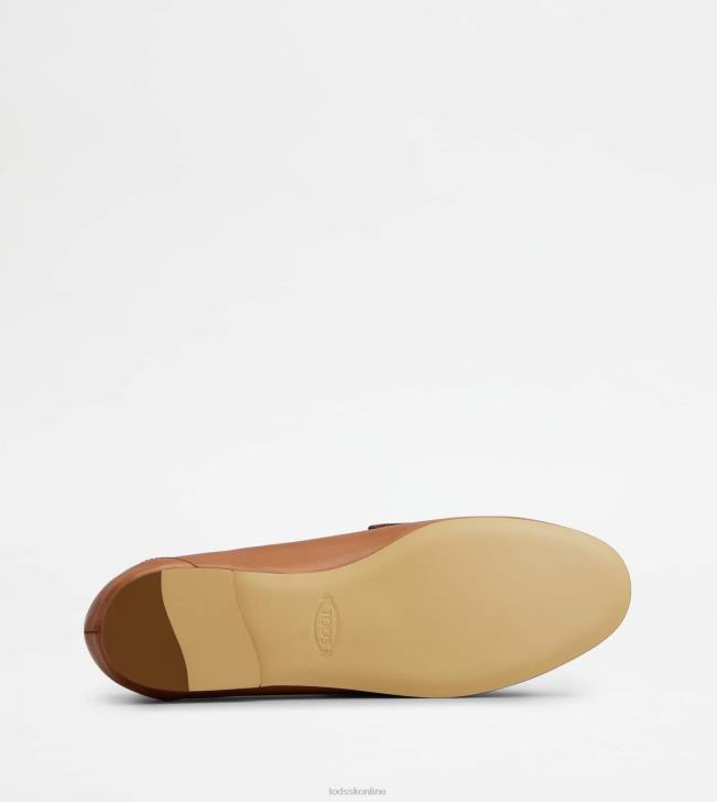 Tod\'s 8NXV5 hnedá ženy t nadčasové mokasíny v koži