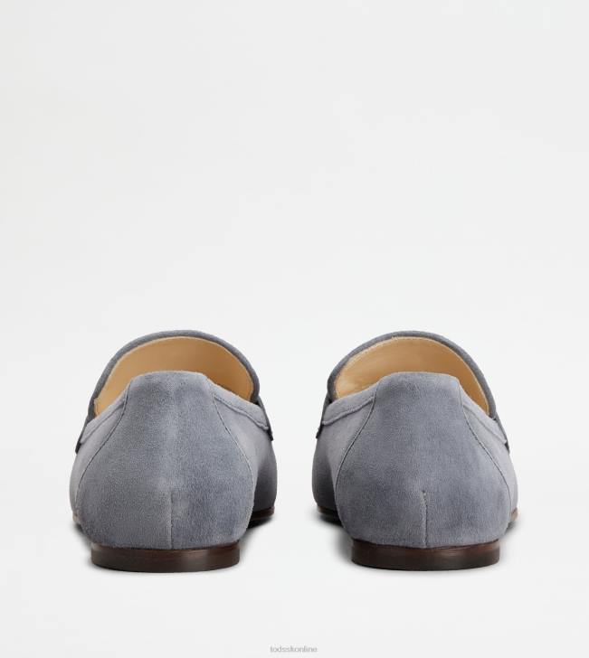 Tod\'s 8NXV61 sivá ženy t nadčasové mokasíny v semišovom prevedení