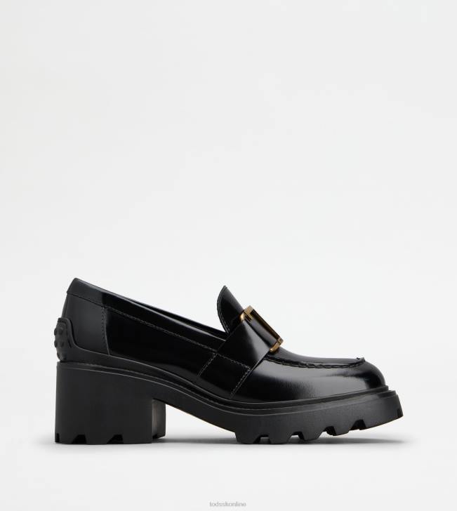 Tod\'s 8NXV8 čierna ženy mokasíny v koži