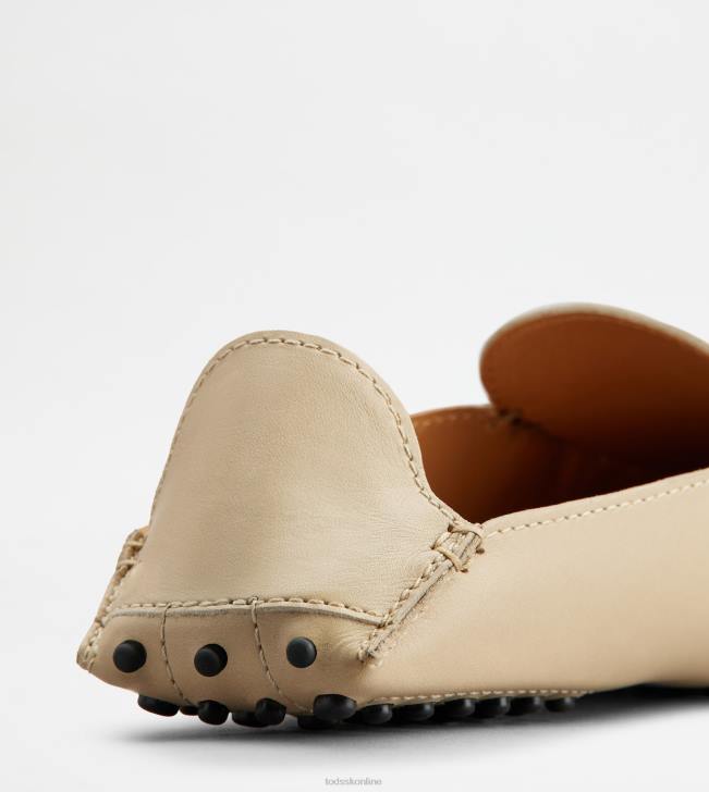 Tod\'s 8NXV228 béžová ženy gommino mule topánky v koži