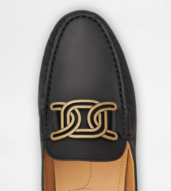 Tod\'s 8NXV229 čierna ženy gommino mule topánky v koži