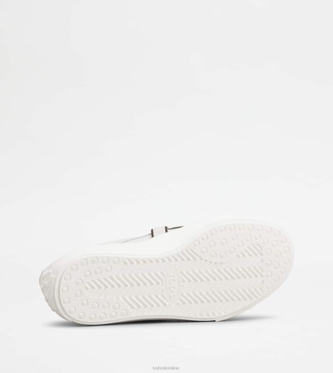 Tod\'s 8NXV149 biely ženy kate slip-ons v koži