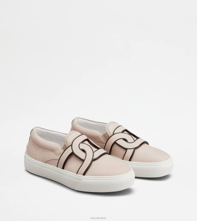 Tod\'s 8NXV150 fialový ženy kate slip-ons v koži