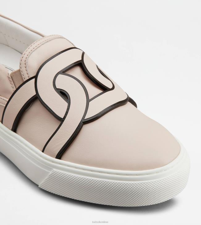 Tod\'s 8NXV150 fialový ženy kate slip-ons v koži