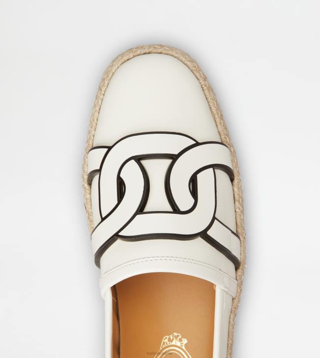 Tod\'s 8NXV199 biely ženy kate slip-ons v koži