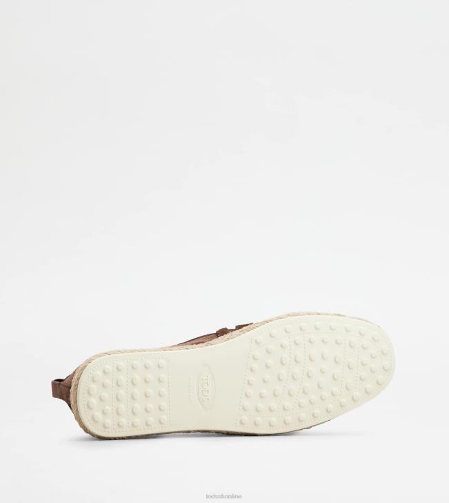 Tod\'s 8NXV201 hnedá ženy kate slip-ons v semišovom prevedení