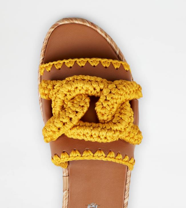 Tod\'s 8NXV195 hnedá ženy kate sandále v koži