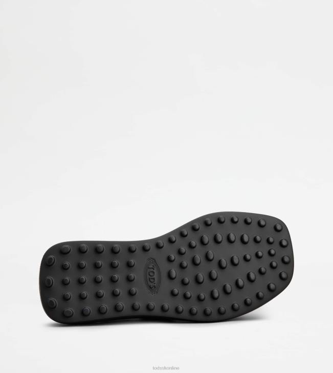 Tod\'s 8NXV204 biely ženy kožené sandále s dvojitým remienkom