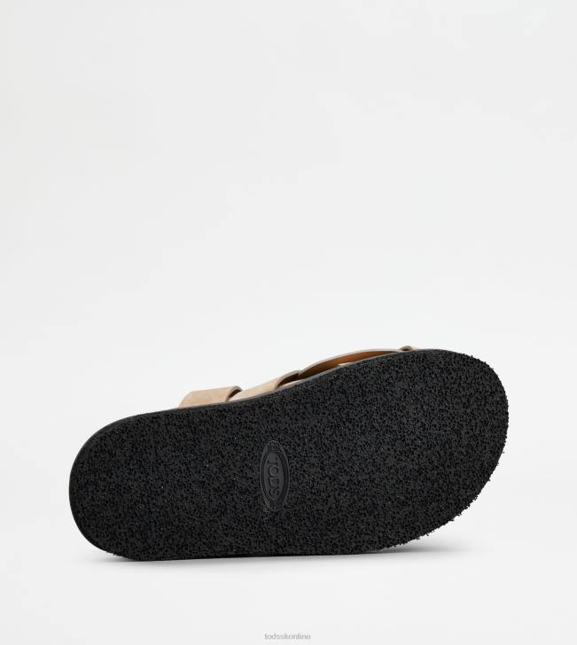 Tod\'s 8NXV211 hnedá ženy t nadčasové semišové sandále