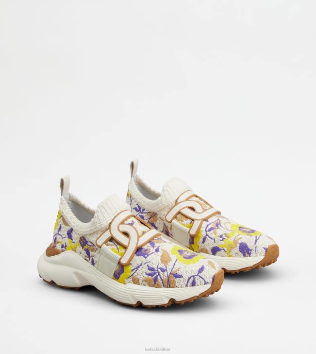 Tod\'s 8NXV118 hnedá ženy nazúvacie tenisky kate z látky
