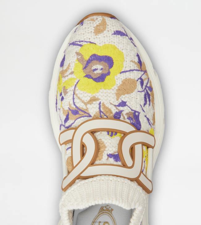 Tod\'s 8NXV118 hnedá ženy nazúvacie tenisky kate z látky