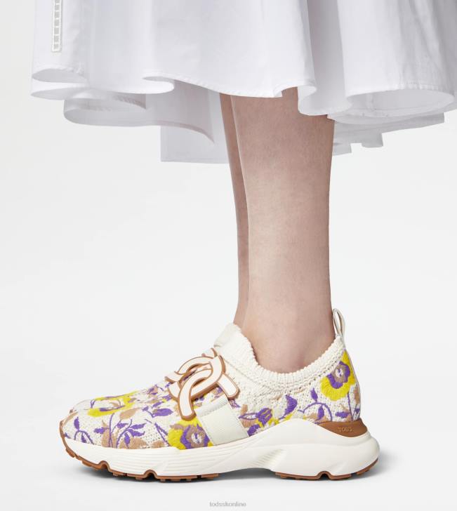 Tod\'s 8NXV118 hnedá ženy nazúvacie tenisky kate z látky